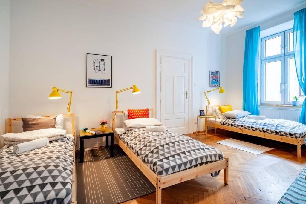 Blue Peace-Apartment With Free Parking In Center For 1-6 People Cracovia Exterior foto